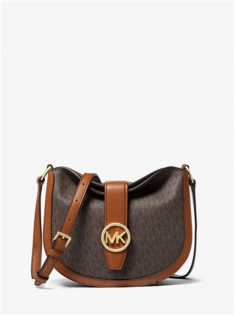 slouchy hobo bag michael kors|Gabby Small Signature Logo Hobo Crossbody Bag .